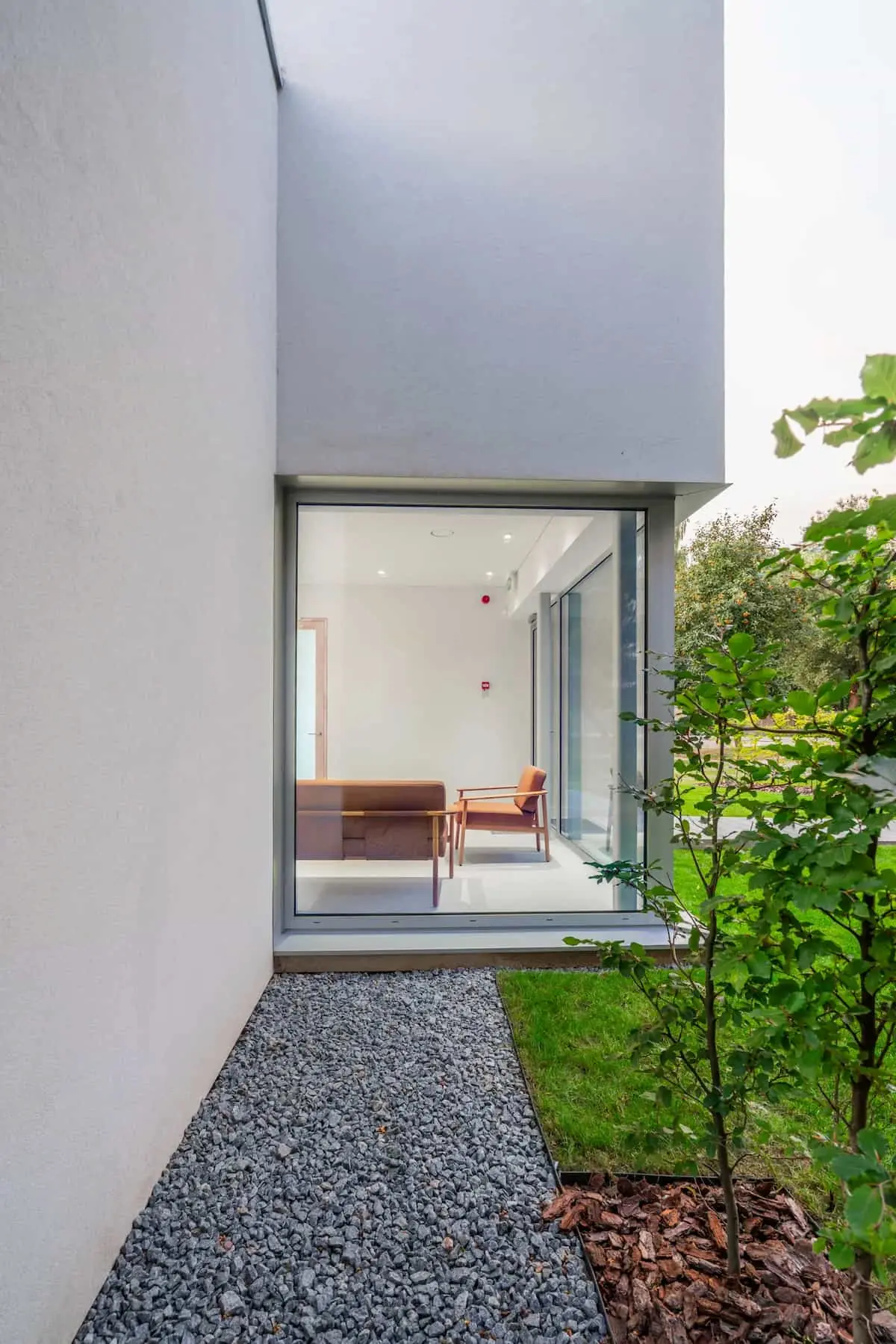 Klinikos vaizdas iš lauko, dieną